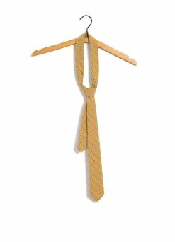 HANSEN GARMENTS TIE | Striped Tie | Dijon Stripes