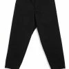 HANSEN GARMENTS TRYGVE | Wide Cut Cropped Trousers | Black