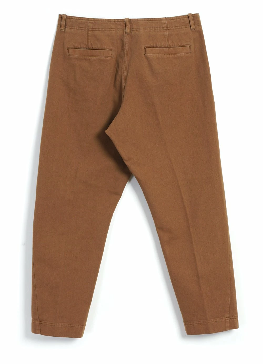 HANSEN GARMENTS TRYGVE | Wide Cut Cropped Trousers | Terra - Image 7