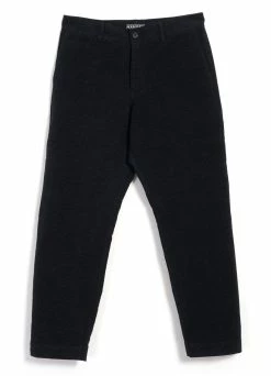 HANSEN GARMENTS TYGE | Wide Cut Cropped Trousers | Onyx