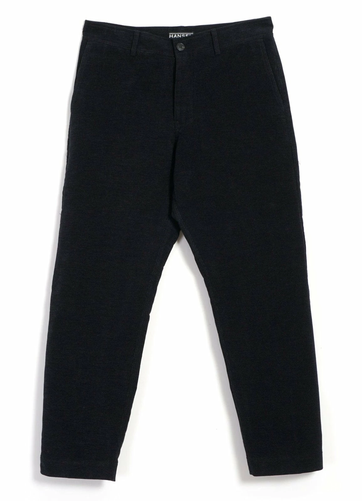 HANSEN GARMENTS TYGE | Wide Cut Cropped Trousers | Onyx