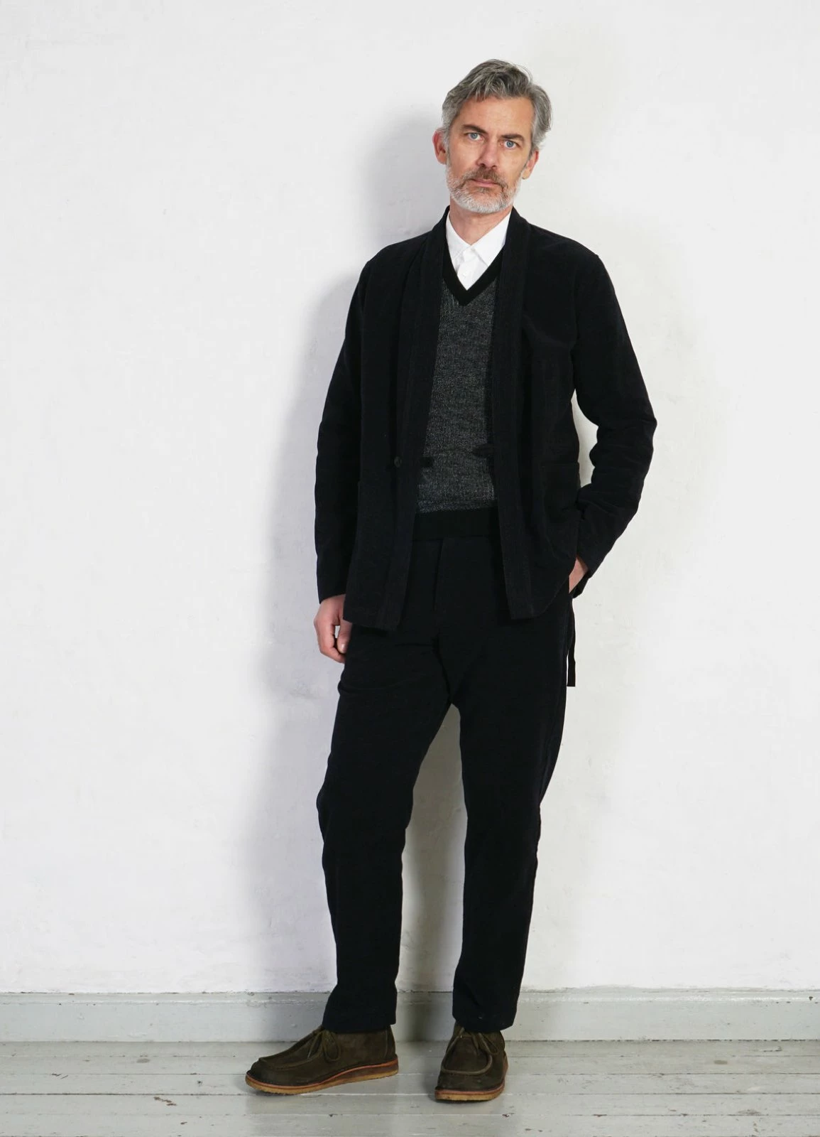 HANSEN GARMENTS TYGE | Wide Cut Cropped Trousers | Onyx - Image 4