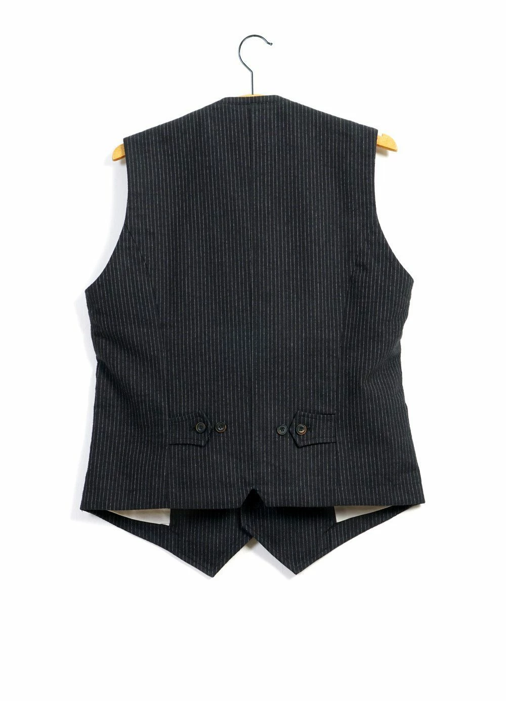 HANSEN GARMENTS WILLIAM | High Lapel Waistcoat | Black Pin - Image 2