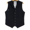 HANSEN GARMENTS WILLIAM | Lapel Waistcoat | Deep Indigo