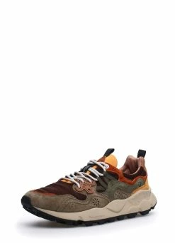 Flower Mountain YAMANO 3 | Suede & Nylon Sneaker | Taupe Brown